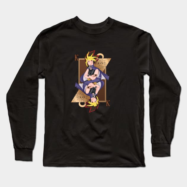 King of Games Long Sleeve T-Shirt by shelbywolf